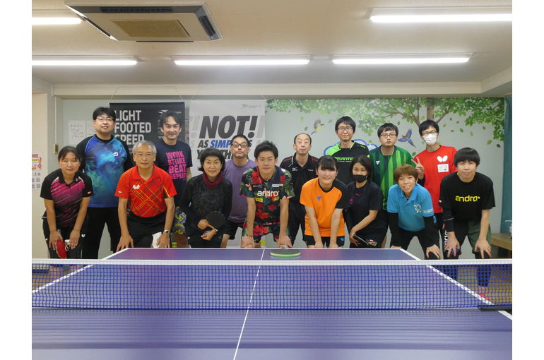 andro濵川明史さん卓球講習会