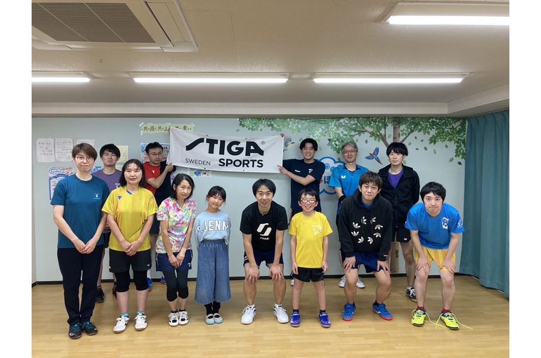 STIGA塩野さんと練習会！カットマン祭り☆彡卓球ラウンジぴんぽん