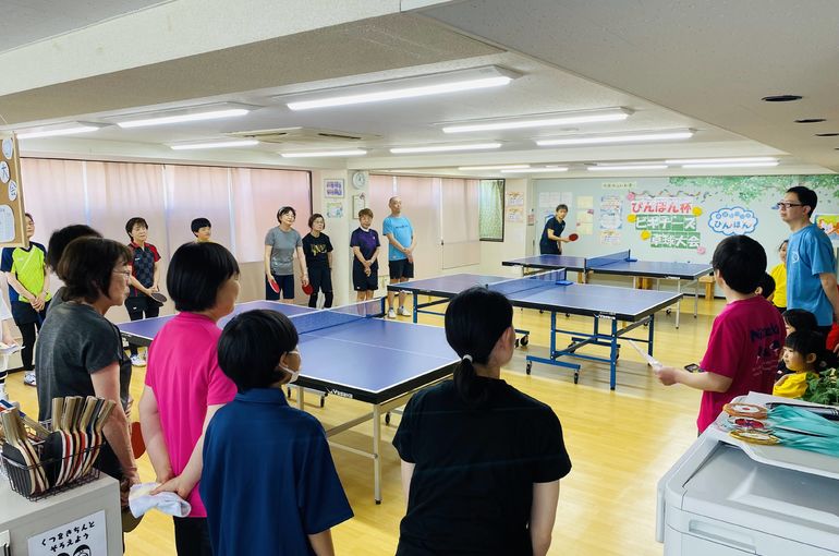 初心者のための卓球大会に出場し優勝しました！